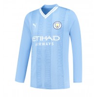 Camisa de time de futebol Manchester City Bernardo Silva #20 Replicas 1º Equipamento 2023-24 Manga Comprida